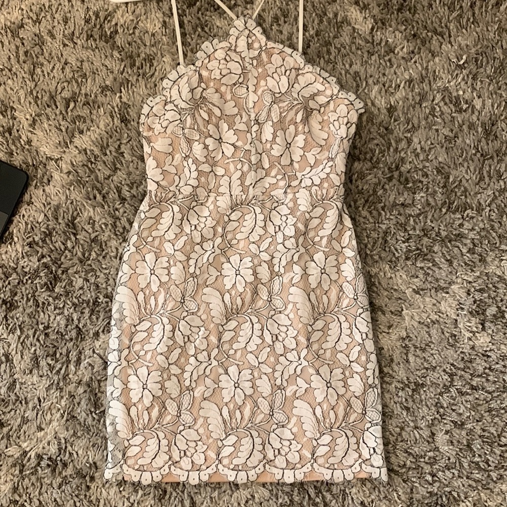 Lulus White Lace Bodycon Dress